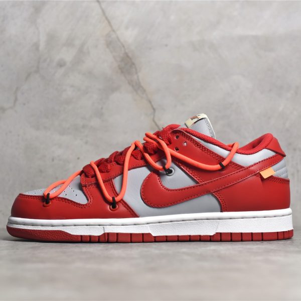 Nike Dunk Low Off-White University Red Replicas