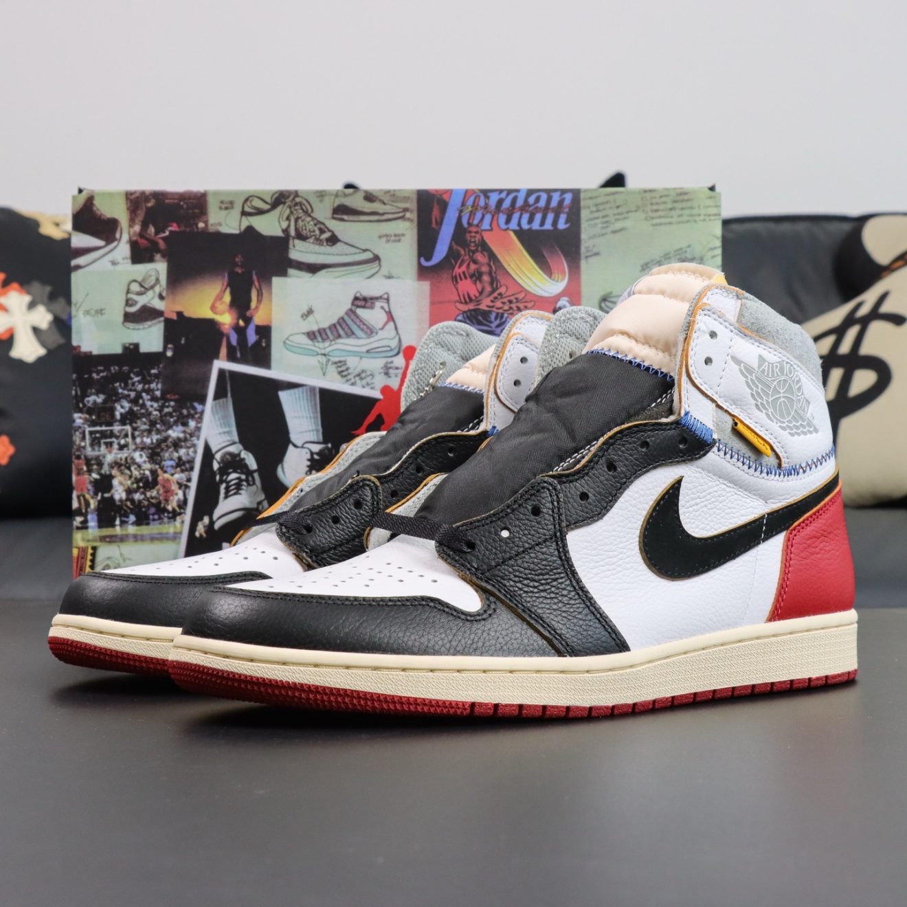 Jordan 1 Retro High Union Los Angeles Black Toe