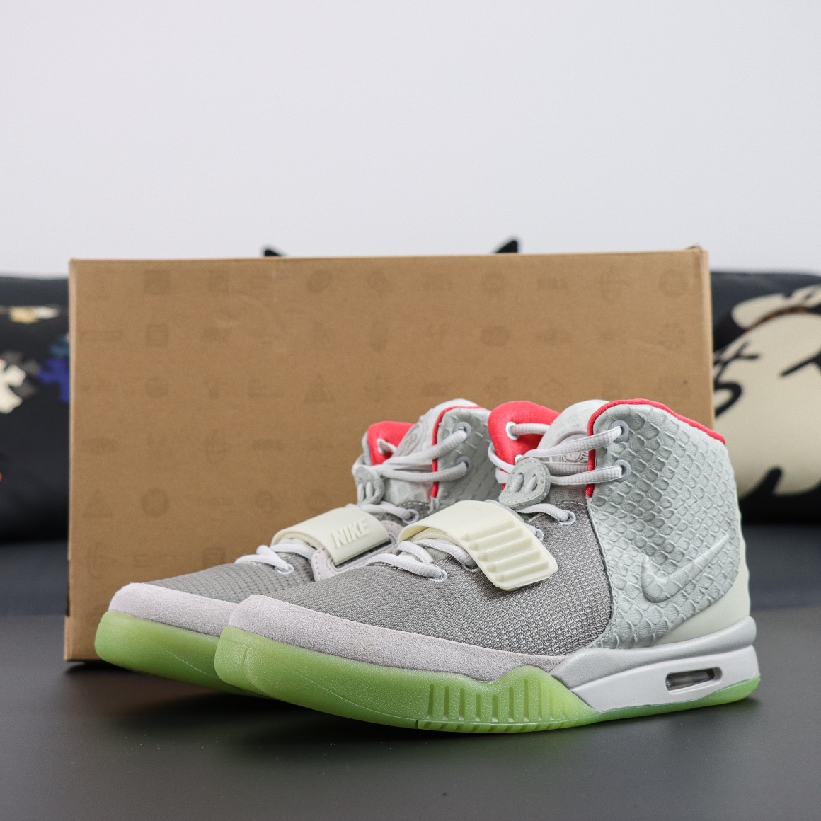 nike air yeezy 2 nrg pure platinum