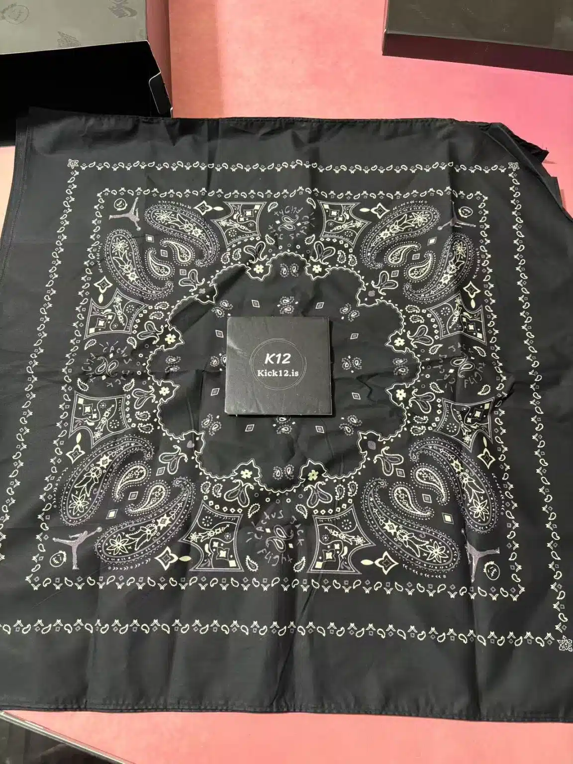 Cactus Jack branded carpet accessory included in packaging