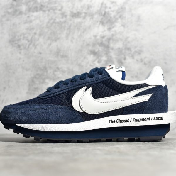 Fragement × sacai × Nike LDWaffle "Blackended Blue" Reps