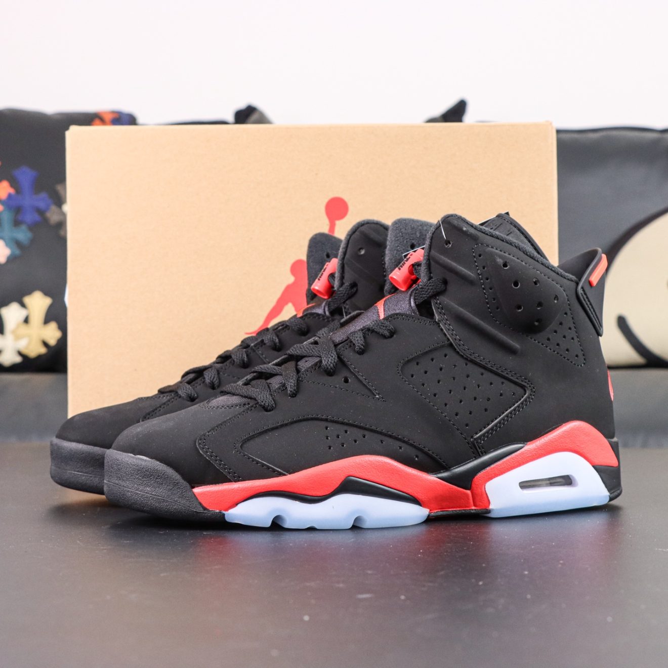 Jordan 6 Reverse Infrared Reps with box and accessories