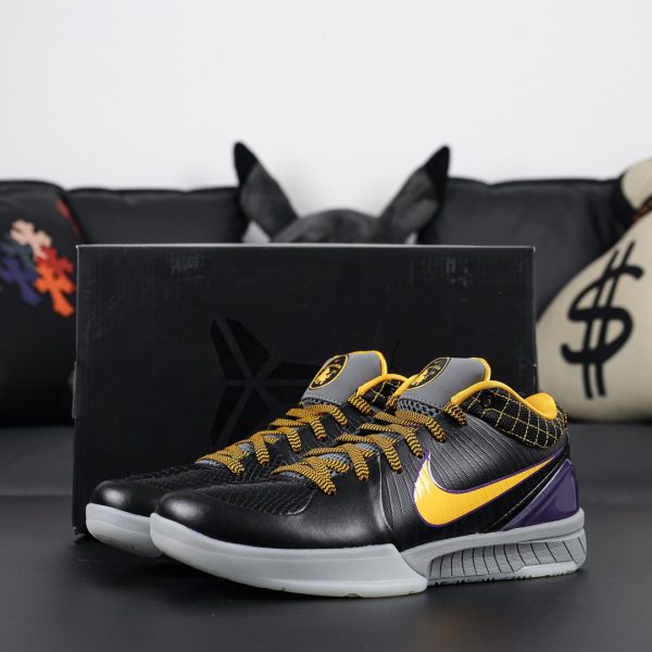 2019 Kobe 4 Carpe Diem reps with retail-style box and yellow accents