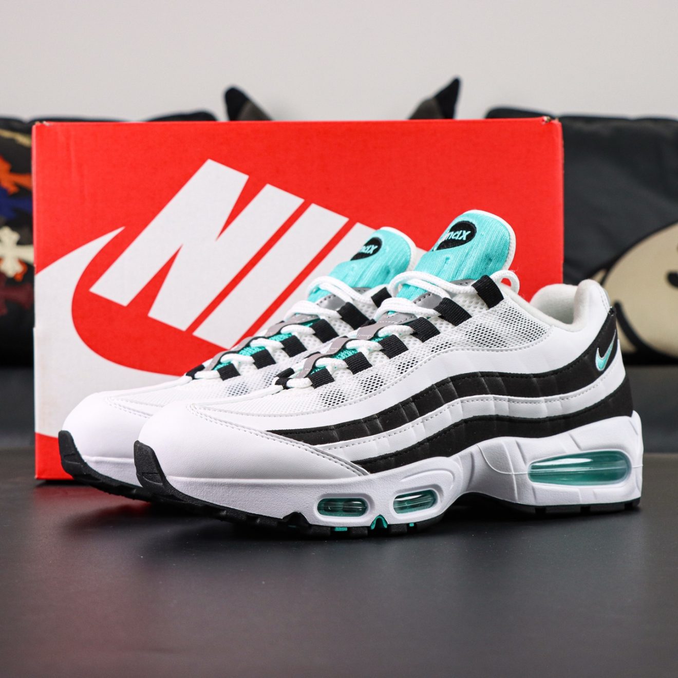 Air Max 95 White Black Blue
