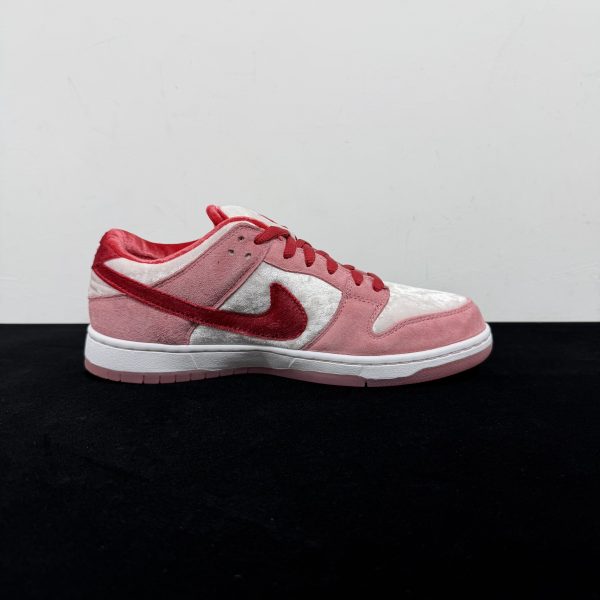 Inside view of Strangelove Dunks Reps with detailed stitching