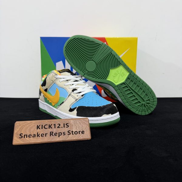 Outsole of Dunk Chunky Dunky Reps with yellow sole