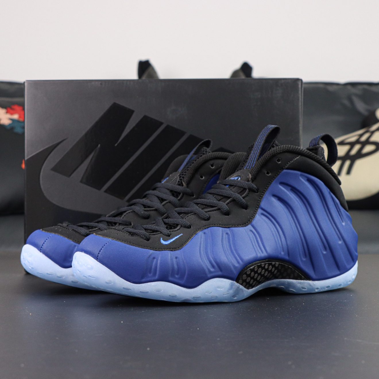 Foamposite One Deep Royal Reps with box