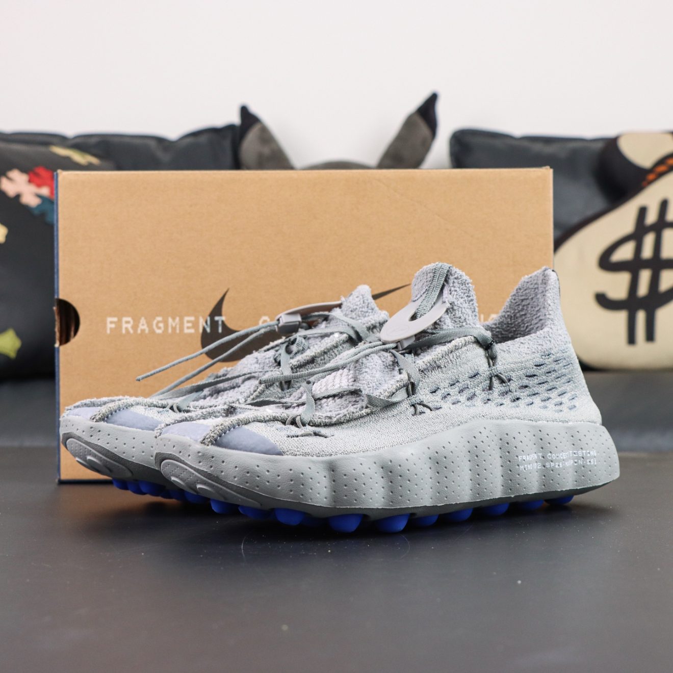 Nike x Fragment Mind 002 Particle Grey Reps with box