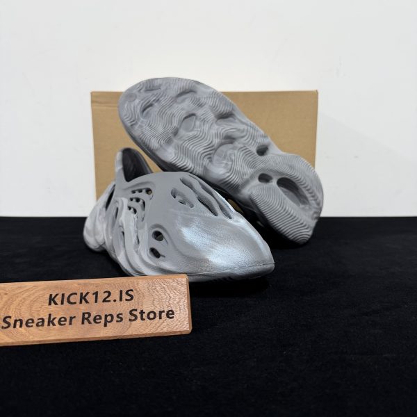Outsole of Yeezy Foam Runner Granite Reps with textured traction